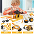 Erector Sets Metal Assembly Toys Model Excavator Kits STEM Projects Model Car Kits to Build Jixin Xyzhi Birthday Gifts for Kids 8-16 Yellow...