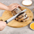 Serrated-Bread Knife 10 Inch, Black Full-Tang and Triple Rivet Stainless Sharp Wavy Edge Wide Bread Cutter, Professional for Slicing Homemade Brea...