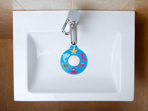 Fun Heavy Duty Bathtub Stopper for Kids, Secure Drain Cover for Bath Tubs, Sinks, and Laundries, 100% BPA Free Silicone...