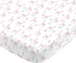 NoJo Super Soft Pink Llama Nursery Crib Fitted Sheet...
