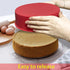 2pcs 6 Inch Silicone Cake Pan for Baking, Round Cake Molds Silicone Baking Pan Non-Stick Quick Release Suitable for Cheesecake Chocolate Cake Brow...