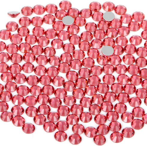 Glue Fix Crystal Flatback Rhinestones Glass Diamantes Gems for Crafting Nail Art Crafts Decorations Clothes Shoes 4.8mm (ss20 1440pcs, Fuchsia)...