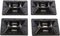 GTSE 100 Pack Black Zip Tie Mounts, 1" Adhesive Mounting Squares, Cable Tie Mount, Zip Tie Anchor for Wire Bundles, UV Resistant Tie Wrap Bases...