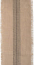 DII Jute Burlap Collection Kitchen Tabletop, Table Runner, 14x72, Middle Stripe Gray...