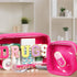 Hillban 2 Pcs Medicine Bag Chenille Letter Bag Preppy Clear Makeup Meds Travel Bag Nylon Pouch Set PVC Transparent Cosmetic Bag Mini First Aid Chr...