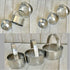 3 Pieces Round Biscuit Cutter with Handle - Stainless Steel Round Circle Doughnut Cutter Baking Molds Assorted Size...
