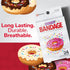 BioSwiss Bandages, Donut Shaped Self Adhesive Bandage, Latex Free Sterile Wound Care, Fun First Aid Kit Supplies for Kids, 24 Count...