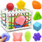 AiTuiTui Montessori Baby Toys for 1 Year Old Boy Girl Gifts, Shape Sorter Baby Toys 6 12 18 Months Early Learning Sensory Bin with 3 Soft Textured...