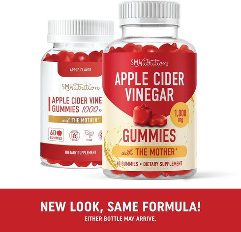 Apple Cider Vinegar Gummies | 1000mg | With The Mother | Support Weight Loss, Immunity, Energy & Detox | Vitamins B9, B12, Beetroot & Pomegranate ...