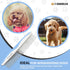 Metal Dog Grooming Comb | Removes Tangles & Matts | Dematting Pet Combs | Detangler For Matted Hair | Best Comb For Poodles, Goldendoodles, Doodle...