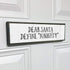 Xmas Wood Signs (Medium - Wood And Metal, Dear Santa Define Naughty)...