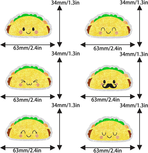 Mexico Taco Dessert Cupcake Toppers Mexican Fiesta Theme Cinco de Mayo Party Decorations - 18 Pcs Picks...