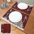 Christmas Tree with Snowflake Table Mats Placemats Set of 6 Winter Holiday Xmas Kitchen Mat Dining Place mat Heat-Resistant Easy Clean Happy New Y...