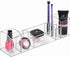 iDesign 43030 Med+ 12" Plastic Divided Vanity Medication and Bathroom Accessory, 12" x 3" x 3.5", Multi-Level Organizer...