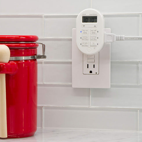 myTouchSmart Indoor Digital Timer, 1-Outlet Polarized (2-Prong) Plug-In, 26892......