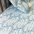 Crane Baby Soft Cotton Crib Mattress Sheet, Fitted Sheet for Cribs and Toddler Beds, Indigo Blue, 28”w x 52”h x 9”d...