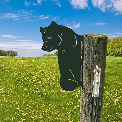 Farm Peeping Animals Cattle Metal Art Outdoor Garden Pendant Decoration, Peeping Animal Decoration, Outdoor Statue Pendant Cute Rustic Farmhouse K...