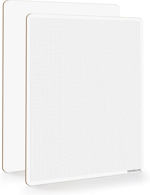 Dotted Dry Erase Board Graph Whiteboard 9" x 12" Double Sided with Bullet Dot Grid Paper for Home School Classroom Kids and Students Portable Dot ...