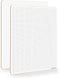 Dotted Dry Erase Board Graph Whiteboard 9" x 12" Double Sided with Bullet Dot Grid Paper for Home School Classroom Kids and Students Portable Dot ...