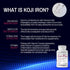 Koji Fermented Iron Plus - Iron Supplement with Vitamin C, Vitamin D3 and Folate for Blood Support, Easily Absorbed and Bioavailable, Stomach Frie...