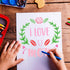 20 Pieces Happy Father's Day Stencils Mother's Day Stencil 6 x 6 Inch Decorative Father's Day Letter Painting Stencil Templates Reusable Stencils ...