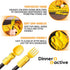 Dinneractive Utensil Set for Kids – Yellow Firefighter Themed Fork and Spoon for Toddlers and Young Children – 2-Piece Set...
