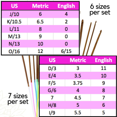 KnitPal 16-inch (40cm) Circular Crochet Hooks Double Ended Tunisian Crochet Hooks Set with Cable for Afghan Crocheting in The Round - 6 US Sizes: ...