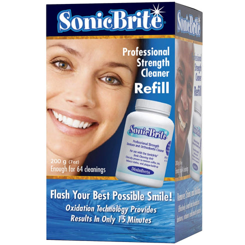 High Intensity Dental Cleaning Powder — Freshen Your Dentures, Retainers, Night Guards and Aligners — Powerful Formula Removes Stains, & Plaque...