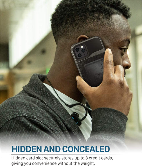 VENA vCommute Wallet Case Compatible with Apple iPhone 11 Pro (5.8"-inch 2019), (Military Grade Drop Protection) Flip Leather Cover Card Slot Hold...