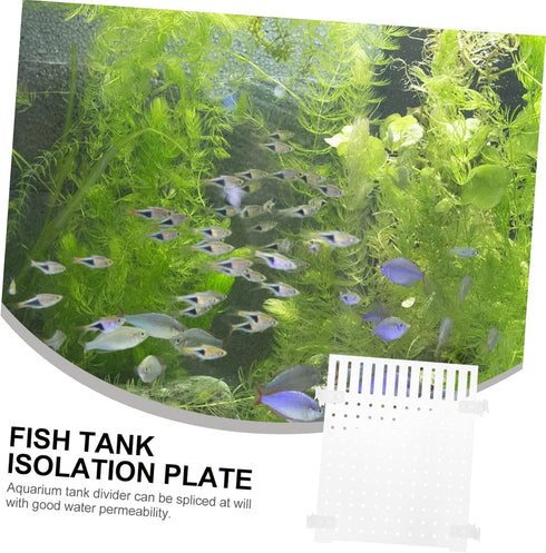 Fish Tank Board Fish Tank Separator 10 Gallon Fish Tank Betta Fish Tank with Divider Flapper Accessories Portable Fish Tank Divider Acrylic Decora...