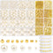 1290 Pieces Pearl Beads and Gold Spacer Beads for Bracelets Making, Assorted Gold Beads, Pearls for Bracelet Jewelry Making Kit...