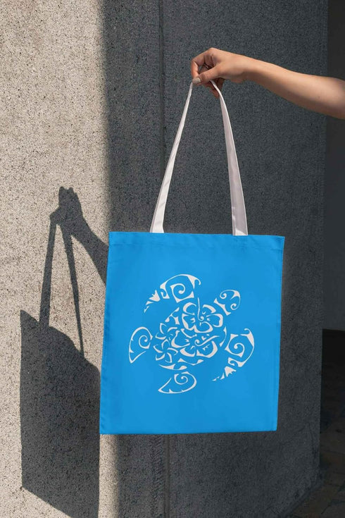 Custom Nautical Tiki Turtle Flower Stencil - 5.5 x 5.5 Inches, Personalized Reusable Plastic Stencil for DIY Oceanic Creations...