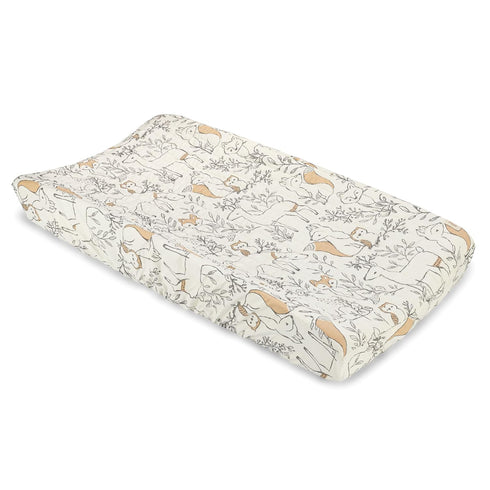 Ezra Woodland Change Pad Cover (Fox Print)...