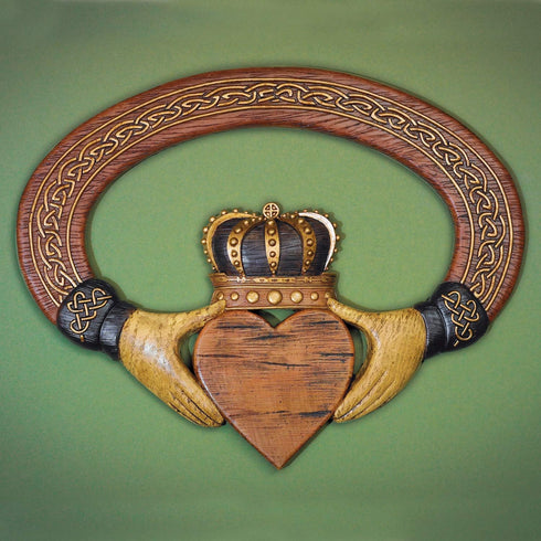 Abbey Gift Press Claddagh Wall Hanging and Card, Brown (54999T)...