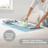 HOLDN’ STORAGE Ironing mat, Magnetic Laundry mat, 28.25” x 19”, Blue, Quilted, Washer and Dryer Countertop, Ironing pad...