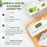 LeafLea Premium Soursop Leaves Tea Bags, Pure & Natural Soursop Tea, Graviola Leaves Tea, Hoja Guanabana Tea, 40 Herbal Tea Bags, Natural Digestio...