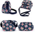 Casual Nylon Floral Shoulder Bag For Women Crossbody Bag Messenger Bags Travel Handbags With Adjustable Strap Waterproof...