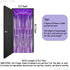 Purple Tinsel Curtain Party Backdrop - GREATRIL Foil Fringe Curtain Party Photo Booth Streamers for Hunters Mermaid Themed Decorations - 1m x 2.5m...