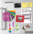 10 Pieces 14x10mm DIY Personalized Multi-Use for Fridge Door Whiteboard Map Bulletin Boards Refrigerators Magnets...