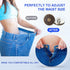 12 Sets Adjustable Buttons for Jeans, 20mm No Sew Instant Metal Buttons, Removable Jean Buttons Replacement Repair Kit with Threads Rivets and Scr...