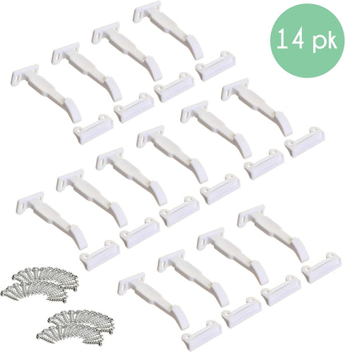 Baby Safety Cabinet and Drawer Locks -14 Pack of Latches - Model CK034...