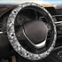 Hawaiian Polynesian Tribal Tatoo Car Steering Wheel Cover for Women Men 14-15 Inch Stretch Cloth Anti-Slip Wrap Protector Case Fit Universal Auto ...