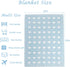 Kid Nation Super Soft Baby Blanket with Heart Blue 30 x 40 inch...