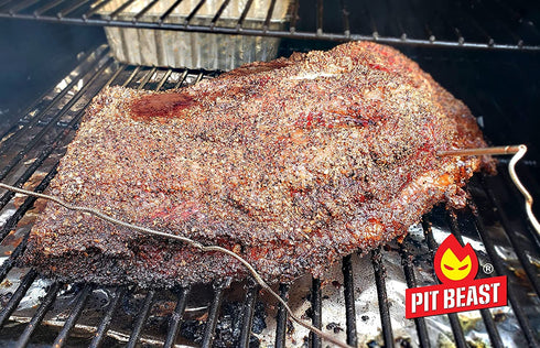 Pit Beast Coarse AF Salt and Pepper Spice Blend Dalmatian BBQ Rub | THE COARSEST SALT AND PEPPER | Steaks, Brisket, Chicken, Burgers | 14oz....