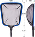 Ultra Fine Mesh Pool Skimmer Net with Aluminum Frame, Aluminum Pool Net for Cleaning Efficiently, Durable Pool Skimmer Net Fine Mesh Ideal for Fin...