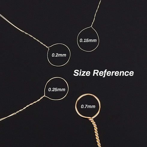 BENECREAT 21-Gauge Jewelry Wire (22 Yards) – Tarnish Resistant Light Gold Beading Wire for Bracelets, Necklaces & Crafting – Thin, Flexible Copper...