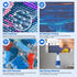 HEIBAGO Fantasy Diamond Painting Kits for Adults, 5D DIY Blue Beach Diamond Art Kits with Full Drill Gems, Ideal for Painting Enthusiasts and Stre...