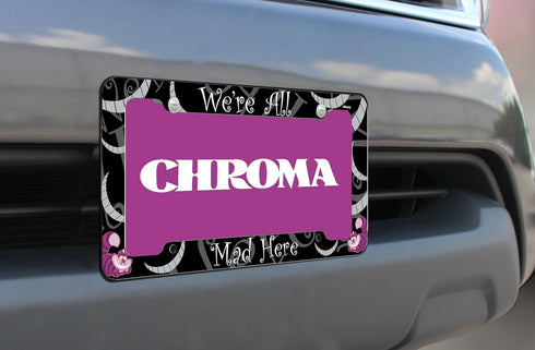 Chroma Graphics 42531 Plastic Cheshire Cat were All Mad Here Frame,black...