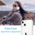 for iPhone 13 Case Clear, Transparent Soft Shockproof Protective Slim Thin Phone Bumper Phone Cases for iPhone 13...