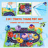 Baby Toy Cars for 1 Year Old Boy, Mini Pull Back Trucks with Playmat for Toddler Age 12-18 Months, 12PCS Infant Friction Powered Push Vehilces, Ca...